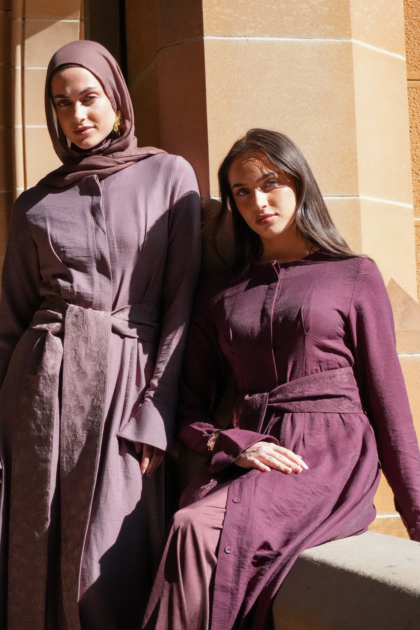 Poise Shirt Dress - Mauve